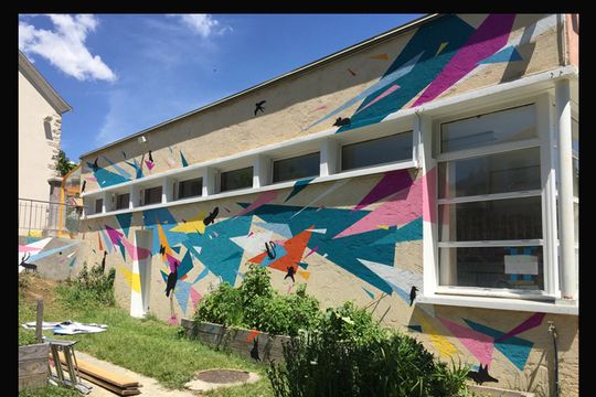 Fresque Ecole de Sigoyer Collab - Featured image